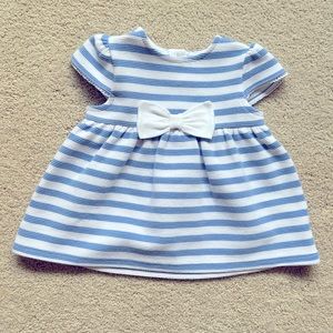 Janie & Jack Blue Baby Stripe Dress